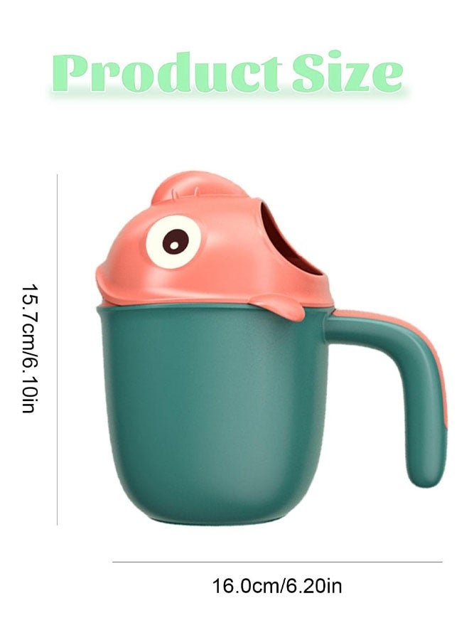 Bath Jug For Baby Washing,Baby Shower Cup, Baby Bath Jug, Baby Bath Shampoo Rinse Cup, Multifunctional Lovely Washing Baby Hair Rinse Cup Rinser Shower Sprinkler - Image 2